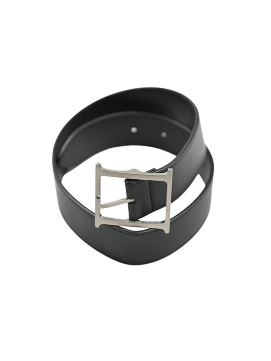 Helsa Logo Contrast Belt in Black